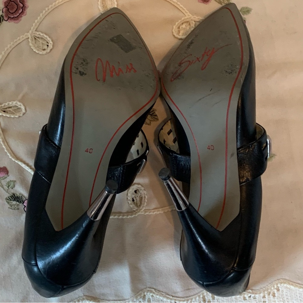 Miss Sixty Black Stiletto Pumps - Picture 11 of 13